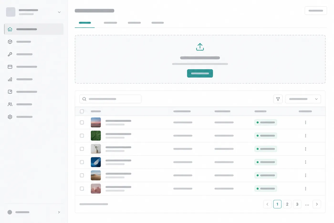 BlobShift console showing projects and processed assets